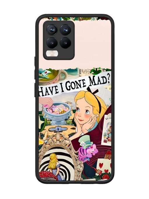 Mad Hatter'S Collage Glossy Soft Edge Case for Realme 8 Pro Chachhi