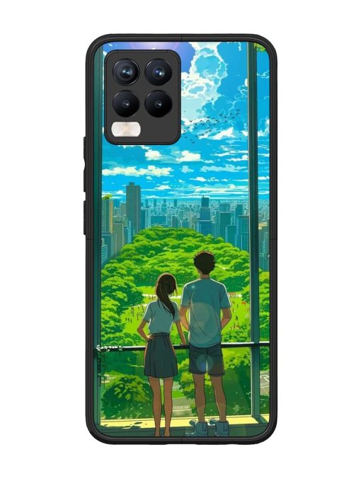 Cyberpunk Dreamscape Glossy Soft Edge Case for Realme 8 Pro Chachhi