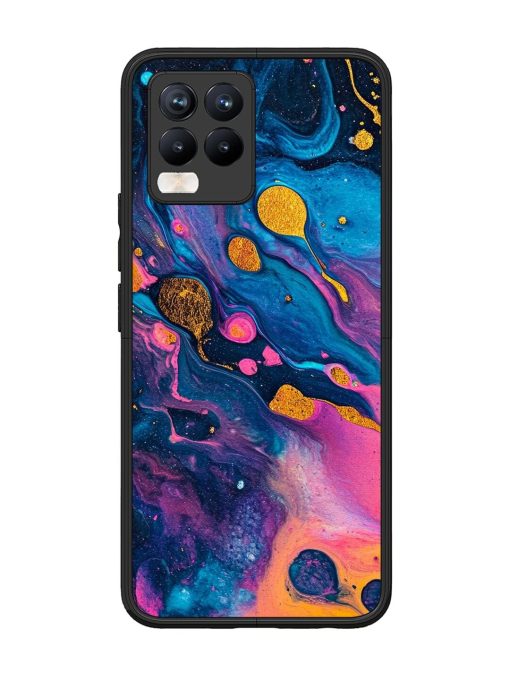 Cosmic Swirl Glossy Soft Edge Case for Realme 8 Pro Chachhi