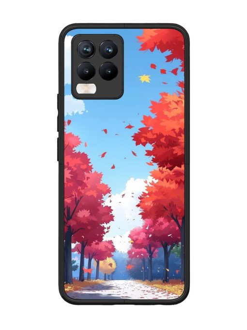 Autumn'S Embrace Glossy Soft Edge Case for Realme 8 Pro Chachhi