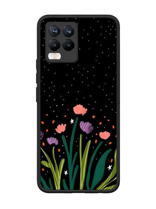 Midnight Bloom Glossy Soft Edge Case for Realme 8 Pro Chachhi