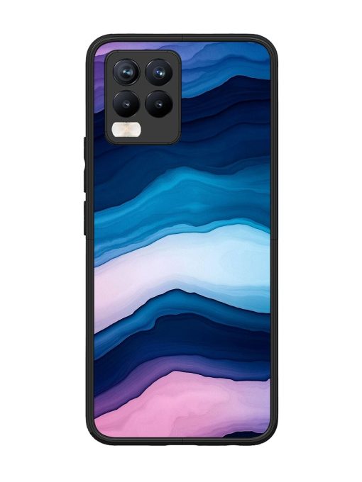 Oceanic Layers Glossy Soft Edge Case for Realme 8 Pro Chachhi