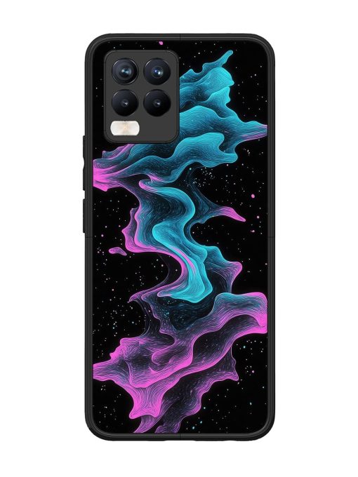 Cosmic Currents Glossy Soft Edge Case for Realme 8 Pro Chachhi