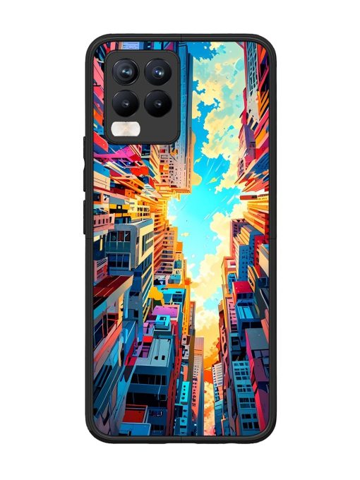 Skyward City Glossy Soft Edge Case for Realme 8 Pro Chachhi