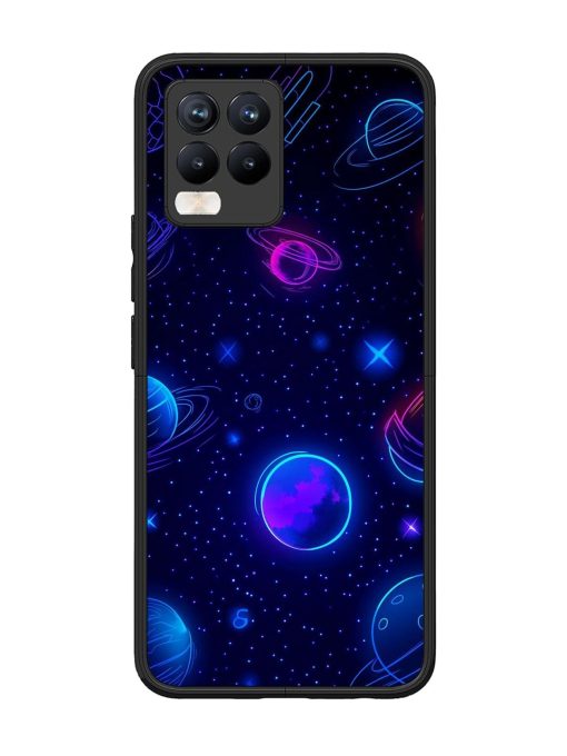 Neon Cosmos Glossy Soft Edge Case for Realme 8 Pro Chachhi