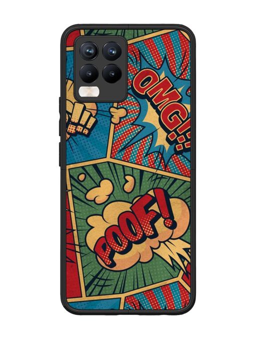 Comic Book Chaos Glossy Soft Edge Case for Realme 8 Pro Chachhi