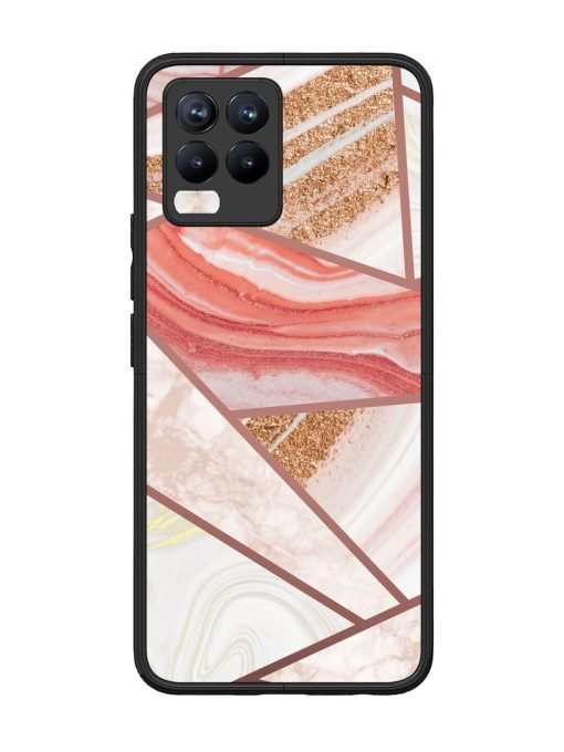 Rosy Mosaic Glossy Soft Edge Case for Realme 8 Pro Chachhi