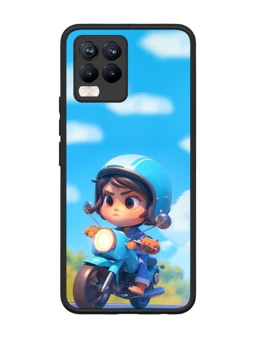 Little Rider Glossy Soft Edge Case for Realme 8 Pro Chachhi