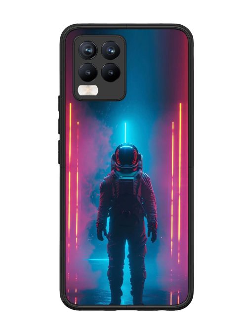 Neon Astronaut Glossy Soft Edge Case for Realme 8 Pro Chachhi