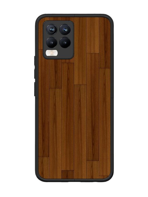 Warm Woodgrain Glossy Soft Edge Case for Realme 8 Pro Chachhi