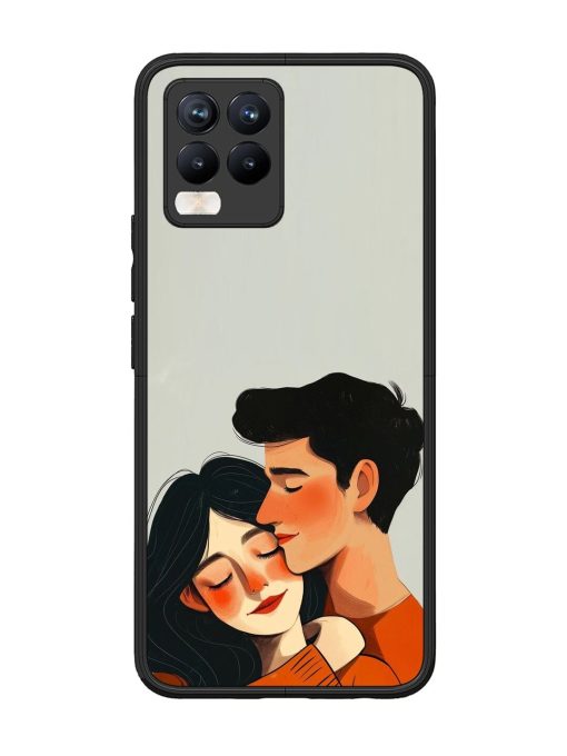 Craft Couples Glossy Soft Edge Case for Realme 8 Pro Chachhi