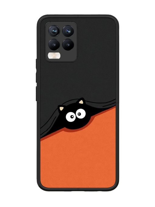 Peek-A-Boo Kitty Glossy Soft Edge Case for Realme 8 Pro Chachhi