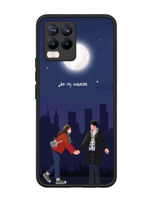 Moonlight Proposal Glossy Soft Edge Case for Realme 8 Pro Chachhi