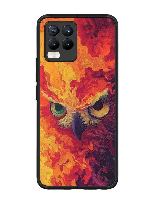 Fiery Owl Glossy Soft Edge Case for Realme 8 Pro Chachhi