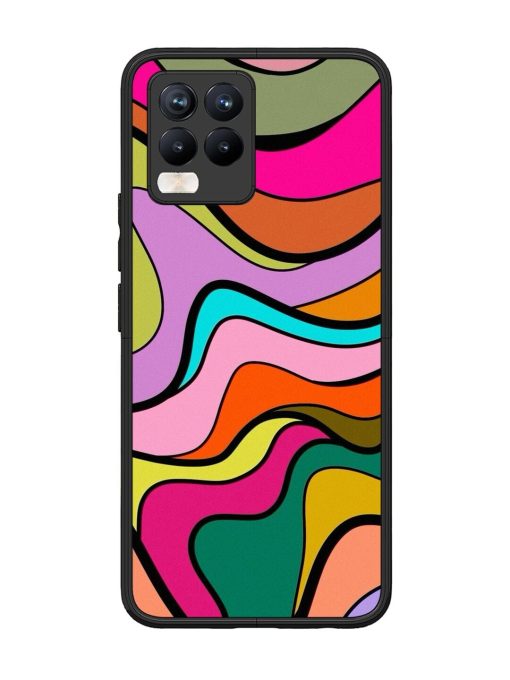 Wavy Wonder Glossy Soft Edge Case for Realme 8 Pro Chachhi