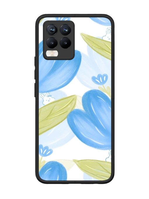 Bunny'S Blue Garden Glossy Soft Edge Case for Realme 8 Pro Chachhi