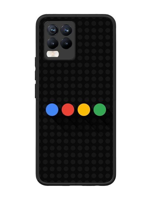 Google Dots Glossy Soft Edge Case for Realme 8 Pro Chachhi