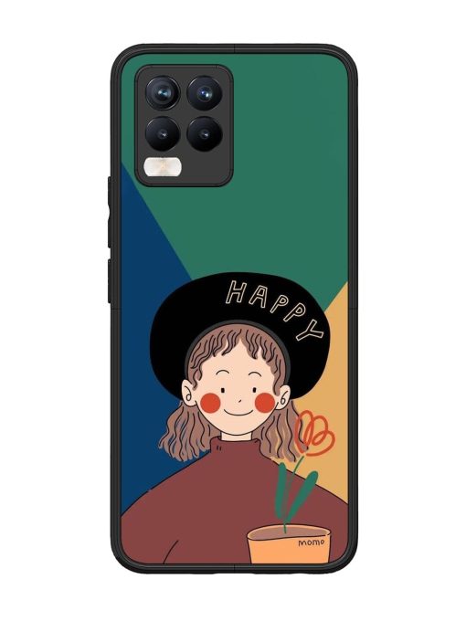 Happy Momo Glossy Soft Edge Case for Realme 8 Pro Chachhi