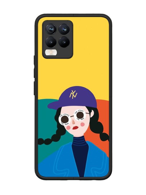 Starry-Eyed Girl Glossy Soft Edge Case for Realme 8 Pro Chachhi