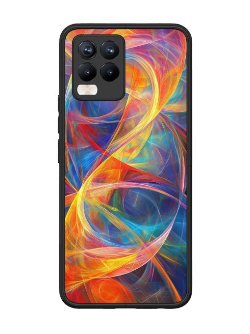 Cosmic Currents Glossy Soft Edge Case for Realme 8 Pro Chachhi