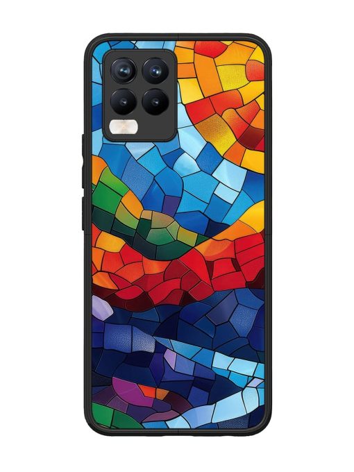 Mosaic Sunset Glossy Soft Edge Case for Realme 8 Pro Chachhi