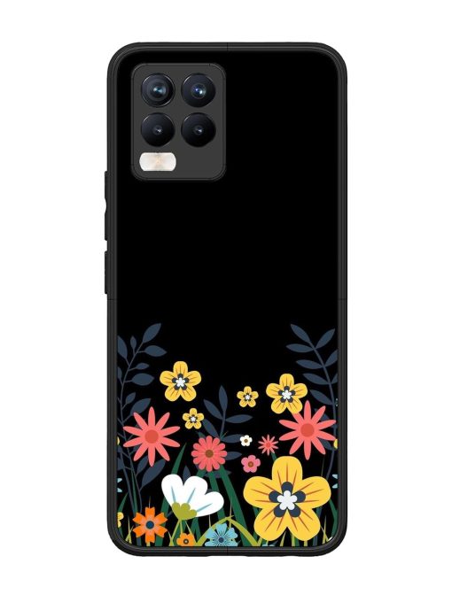 Floral Night Sky Glossy Soft Edge Case for Realme 8 Pro Chachhi