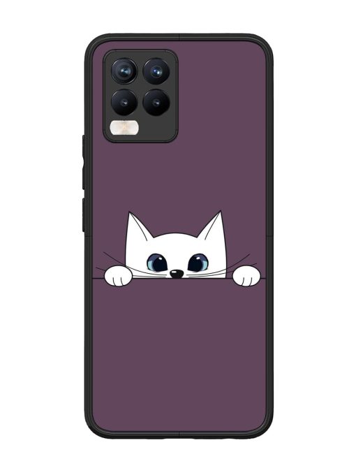 Peek-A-Boo Kitty Glossy Soft Edge Case for Realme 8 Pro Chachhi