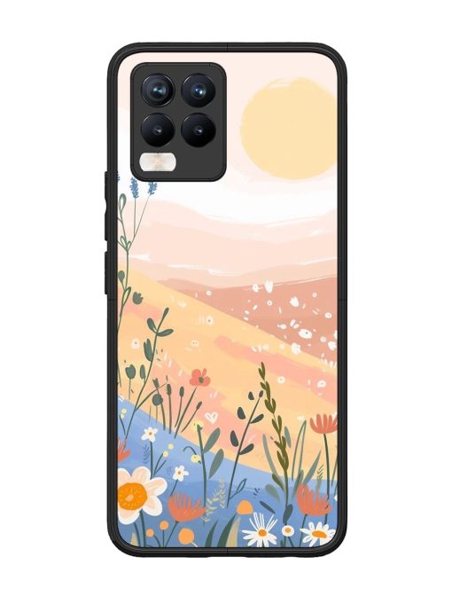 Golden Hour Blooms Glossy Soft Edge Case for Realme 8 Pro Chachhi