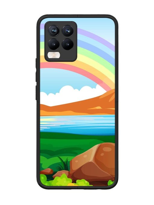 Rainbow Over The Lake Glossy Soft Edge Case for Realme 8 Pro Chachhi