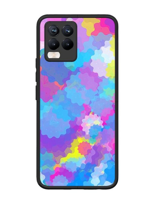 Psychedelic Cloud Burst Glossy Soft Edge Case for Realme 8 Pro Chachhi