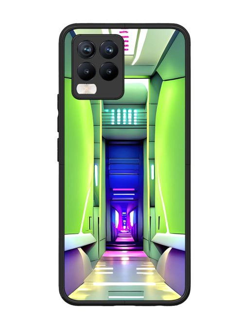 Neon Corridor Glossy Soft Edge Case for Realme 8 Pro Chachhi