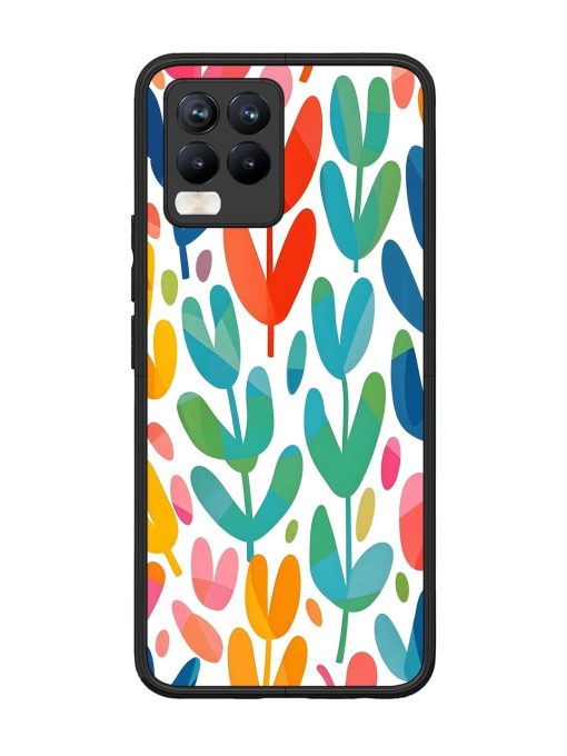 Rainbow Of Blooms Glossy Soft Edge Case for Realme 8 Pro Chachhi