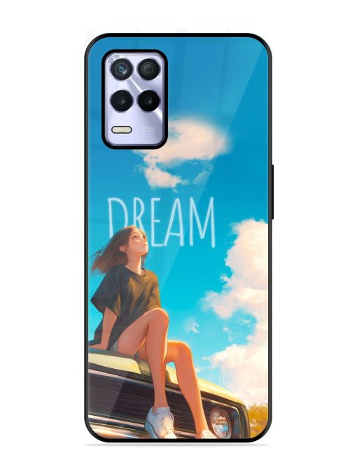 Girly Dream Art Glossy Soft Edge Case for Realme 8S (5G) Chachhi