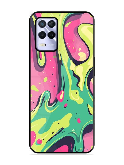 Gooey Grooves Glossy Soft Edge Case for Realme 8S (5G) Chachhi