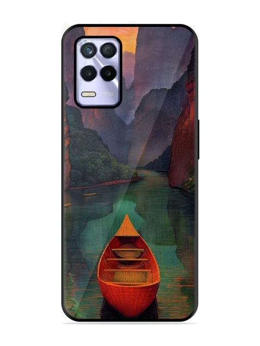 Serene Passage Glossy Soft Edge Case for Realme 8S (5G) Chachhi