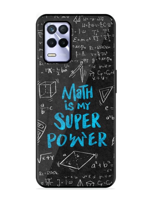 Math Magic Glossy Soft Edge Case for Realme 8S (5G) Chachhi