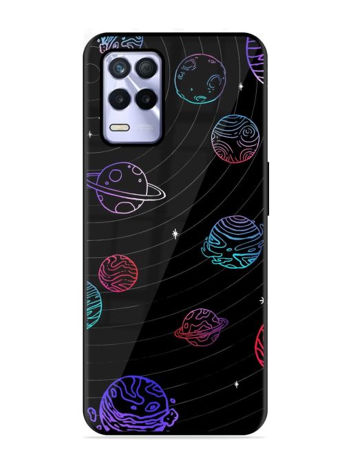 Cosmic Ballet Glossy Soft Edge Case for Realme 8S (5G) Chachhi