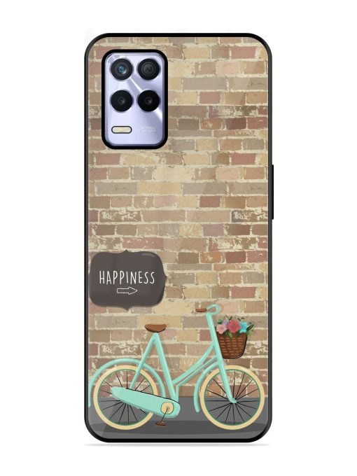 Pedaling Towards Happiness Glossy Soft Edge Case for Realme 8S (5G) Chachhi