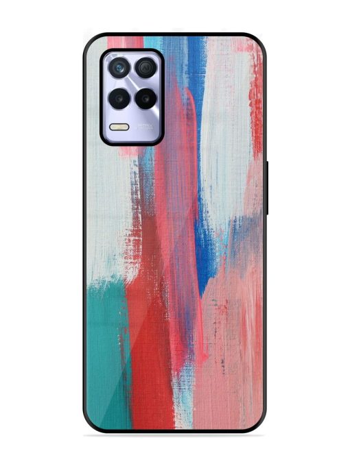 Colorful Chaos Glossy Soft Edge Case for Realme 8S (5G) Chachhi