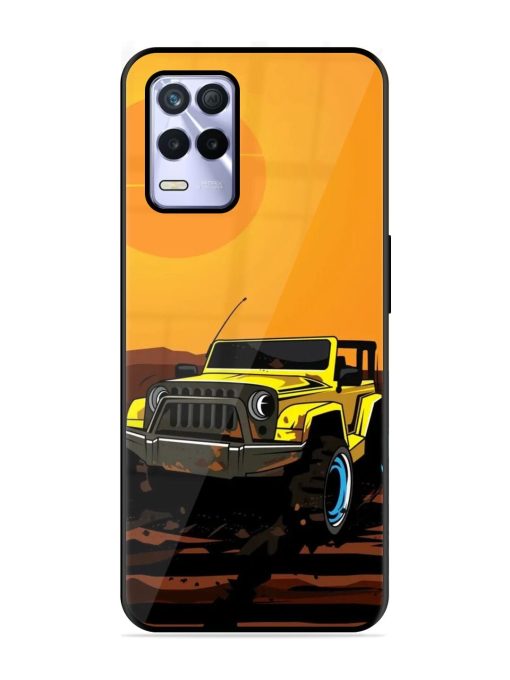 Sunset Cruise Glossy Soft Edge Case for Realme 8S (5G) Chachhi