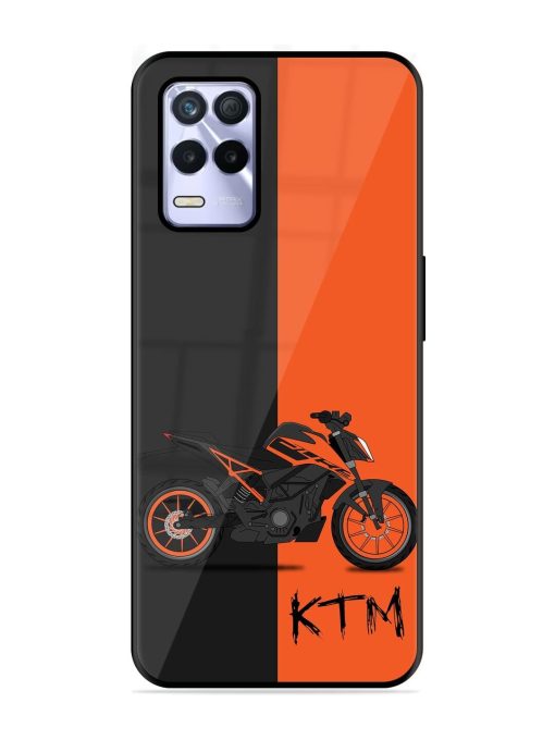 Orange Beast Glossy Soft Edge Case for Realme 8S (5G) Chachhi