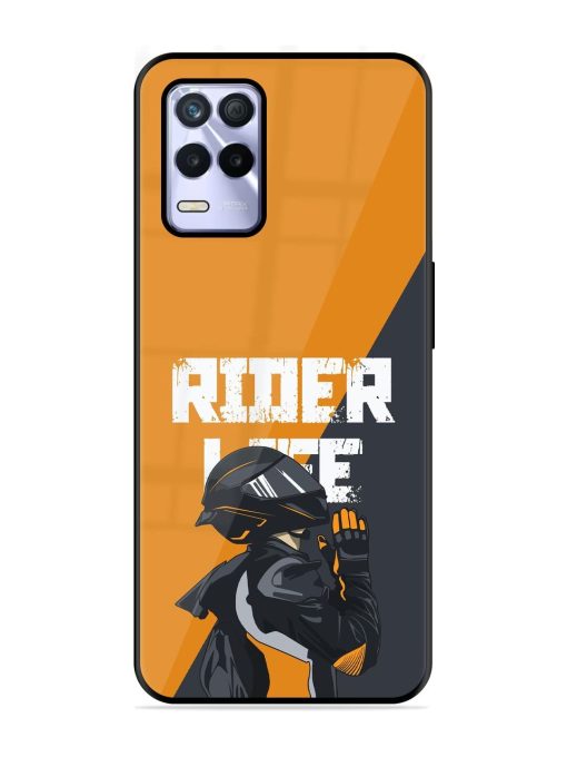 Ride Never Ends Glossy Soft Edge Case for Realme 8S (5G) Chachhi