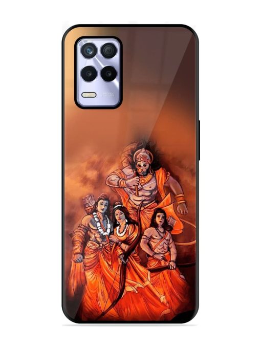 Sita Ram Glossy Soft Edge Case for Realme 8S (5G) Chachhi