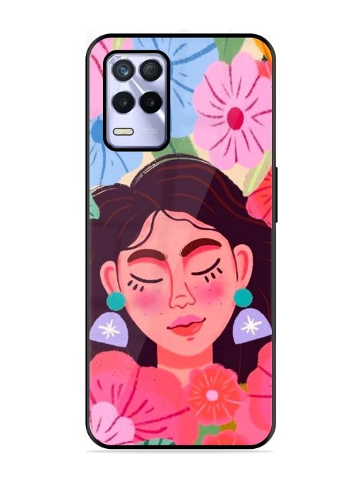 Blooming Serenity Glossy Soft Edge Case for Realme 8S (5G) Chachhi