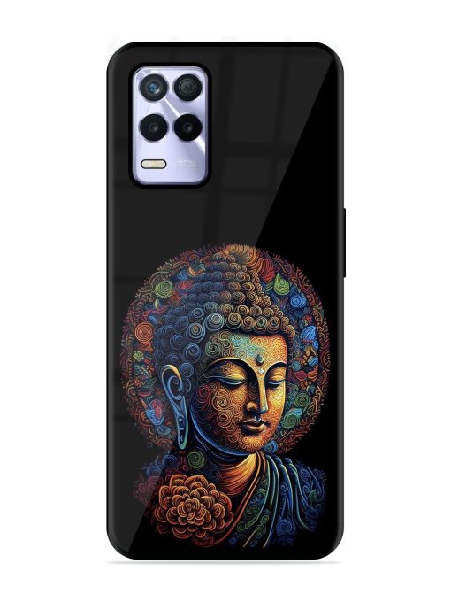 Stained Glass Serenity Glossy Soft Edge Case for Realme 8S (5G) Chachhi