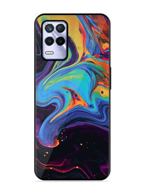 Liquid Dreamscape Glossy Soft Edge Case for Realme 8S (5G) Chachhi