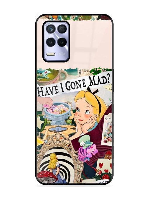 Mad Hatter'S Collage Glossy Soft Edge Case for Realme 8S (5G) Chachhi