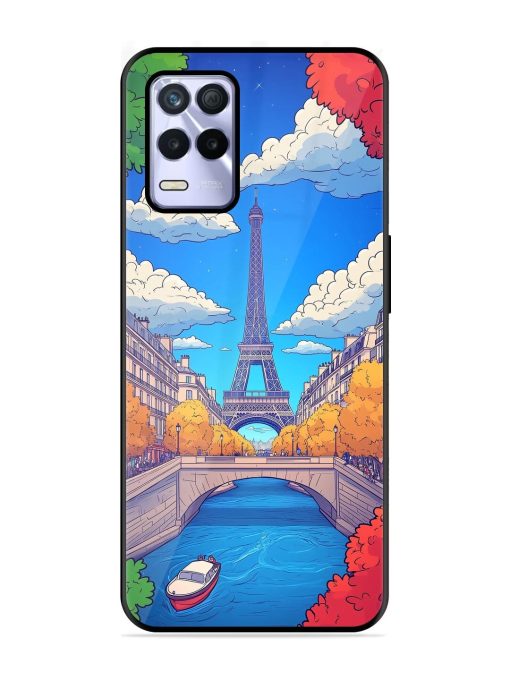 Parisian Panorama Glossy Soft Edge Case for Realme 8S (5G) Chachhi