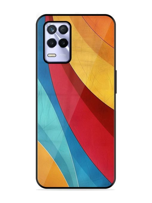 Curving Canvas Glossy Soft Edge Case for Realme 8S (5G) Chachhi