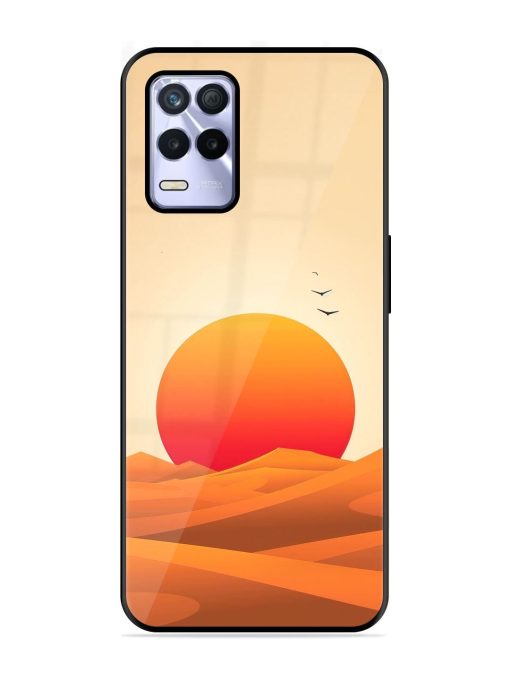 Desert Sunset Glossy Soft Edge Case for Realme 8S (5G) Chachhi